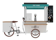Chariot mobile de vente de café de restauration commerciale avec le grand espace libre