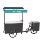Chariot de luxe de bicyclette de crème glacée de stockage d'OEM grand avec longtemps utilisant la vie