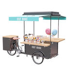 Chariot mobile de nourriture de rue convivial pour la vente de sucrerie de coton de casse-croûte