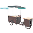 Chariot de bicyclette de crème glacée de roue du mobile trois avec la consommation de puissance faible