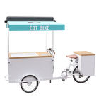 Chariot écologique extérieur de bicyclette de crème glacée avec la capacité de charge 300KG élevée