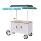 Grand tricycle de crème glacée de stockage, chariot de poussée de crème glacée avec la longue durée de vie