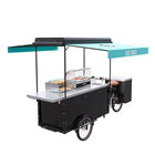 Nettoyage facile de scooter de chariot électrique de nourriture avec le grand espace d'opération de produit