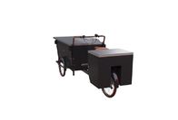 Tricycle de nourriture grillé par BARBECUE mobile de petit déjeuner de structure de boîte