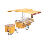 Chariot d'aliments de préparation rapide de roue arrière de la cargaison 350w d'alliage d'aluminium