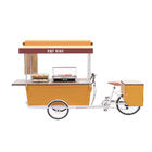 Vélo se vendant électrique de chariot d'hamburger de tricycle mobile