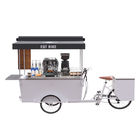 Chariot de café de tricycle de la charge 300KG d'acier inoxydable de la CE