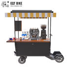 Chariot mobile de café de scooter multifonctionnel d'EQT pour des affaires de rue