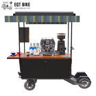 cadre en métal de Van Vending Coffee Bike Cart de la nourriture 350w