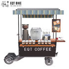 Chariot électrique multifonctionnel de vente de café de rue avec la batterie 48V