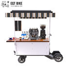 La vente de rue d'EQT transporte en charrette le cadre électrique en métal de chariot de nourriture de bière d'OEM