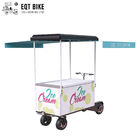 EQT 138 litres mou de vélos de crème glacée à vendre le congélateur de cargaison de vacances d'été de chariot de congélateur font du vélo vendant la crème glacée électrique
