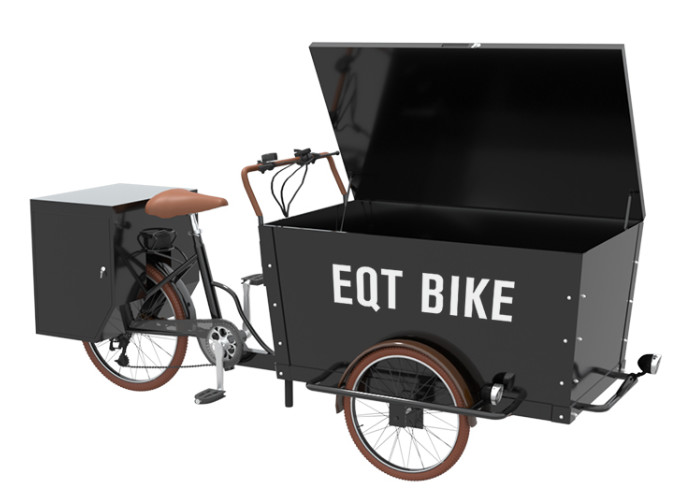 Logo adapté aux besoins du client convivial de fonction de tricycle de vélo multi de cargaison
