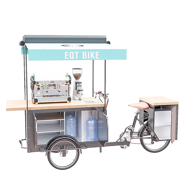 Chariot convivial de scooter de café grande capacité de charge de l'espace 150KG d'opération de produit
