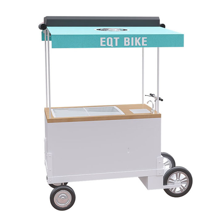 CE mobile fortement souple universel Approvl de chariot de bicyclette de crème glacée