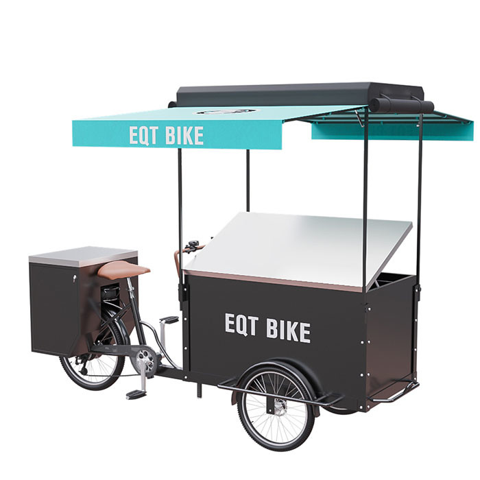 Vélo fait sur commande de cargaison de grand stockage, tricycle électrique d'approbation de la CE pour la cargaison