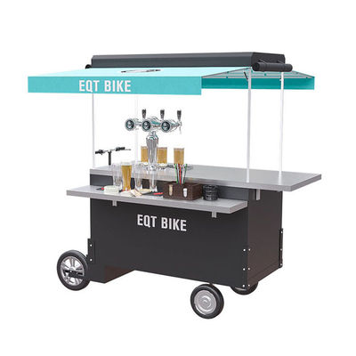 Rue mobile vendant la structure de boîte de chariot de bicyclette de bière